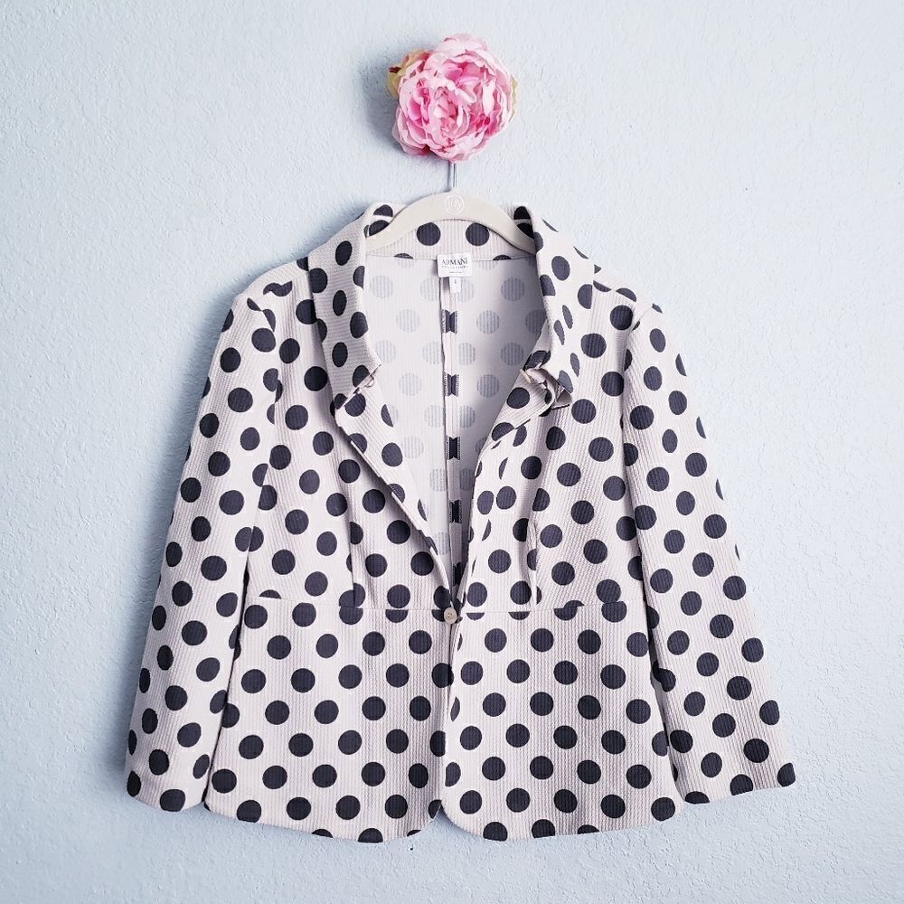 Armani Collezioni Polka Dot Blazer